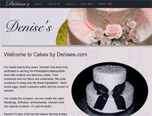 Tablet Screenshot of cakesbydenises.com